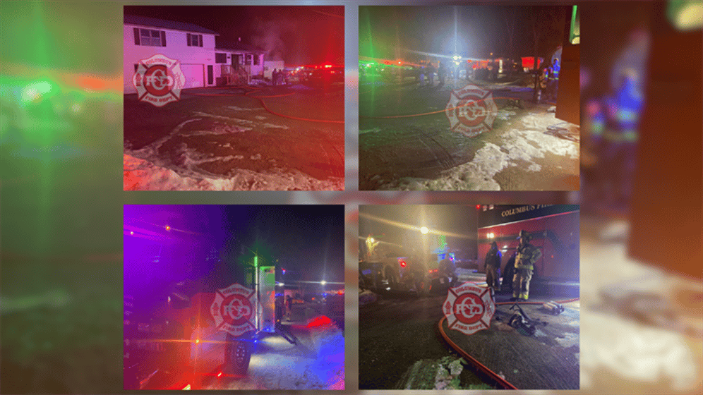 Officials on scene of a structure fire early Jan. 31, 2024.