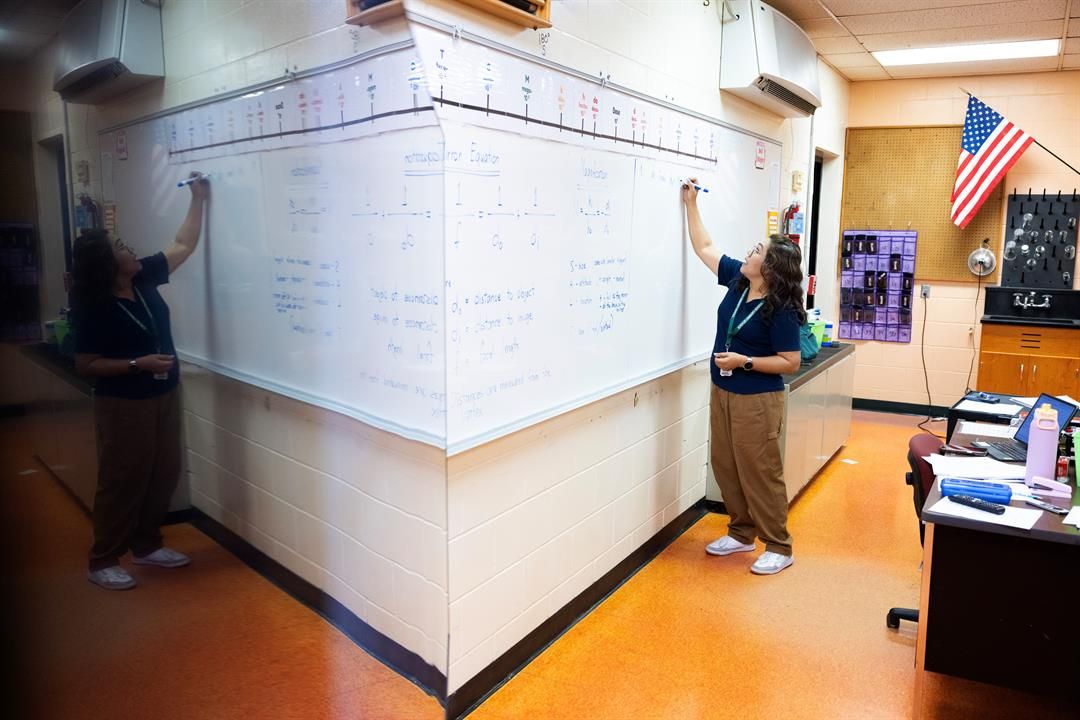 Dorina Ramos left her family and life in the Philippines to teach at Schuyler Community Schools. Nebraska’s teacher shortage has forced some districts to widen their search beyond the U.S. Photo by Rebecca S. Gratz for the Flatwater Free Press